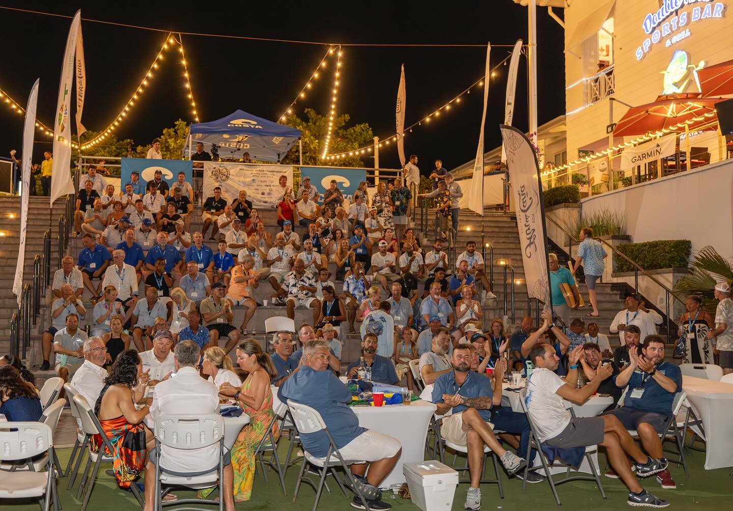 The Offshore World Championship party held in the Marina Pez Vela in Quepos