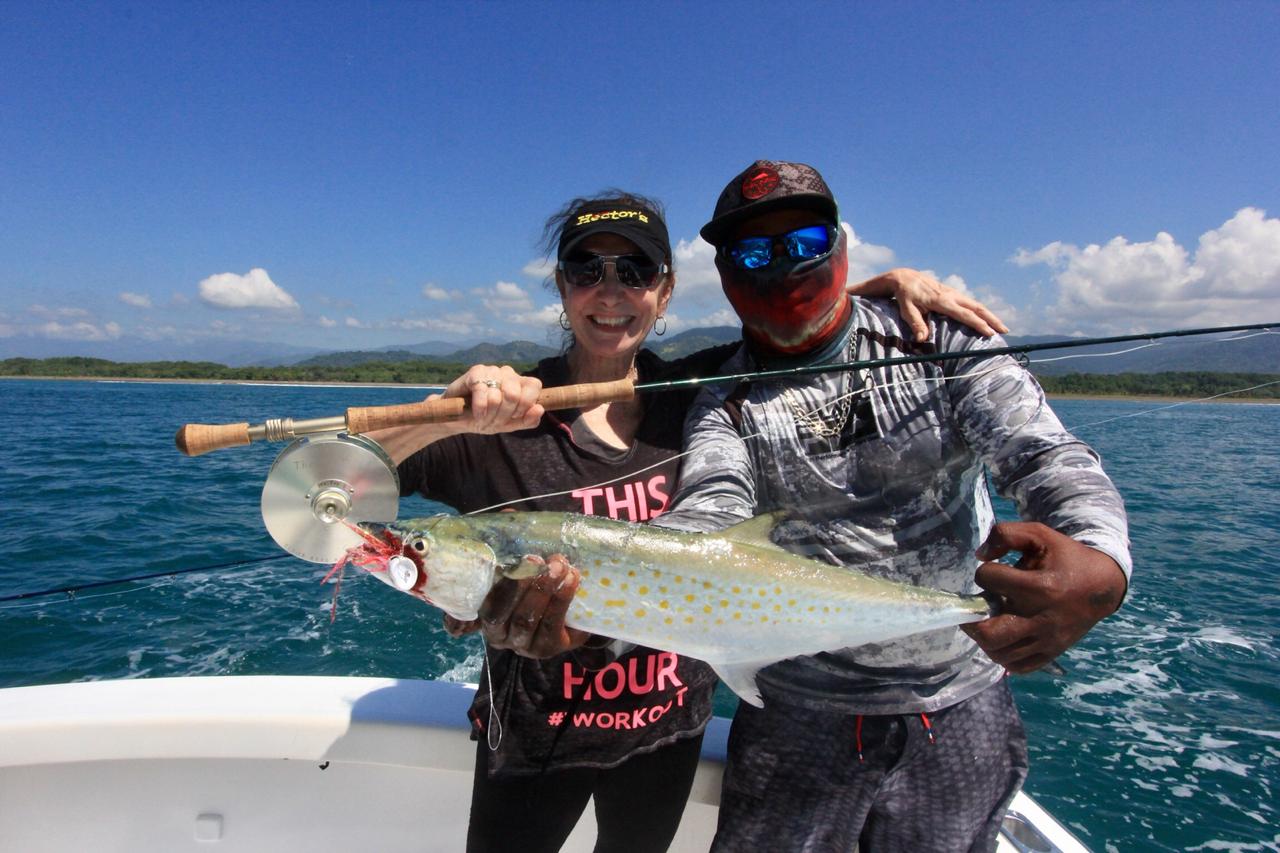 Inshore fly fishing in Quepos